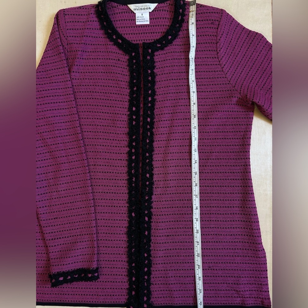 Exclusively Misook Women’s Sz Small Lot Of 2 Blazer Jacket Cardigan Open Front - Picture 4 of 16